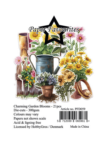 Paper Favourites Die-Cuts A7 Charming Garden Blooms (21pcs) (PFD059) Paper Favourites Die-Cuts A7 Charming Garden Blooms (21pcs) (PFD059)