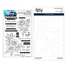 Spellbinders Simon Hurley Stamp and Die Bundle Sketched Peonies (BD-1074)