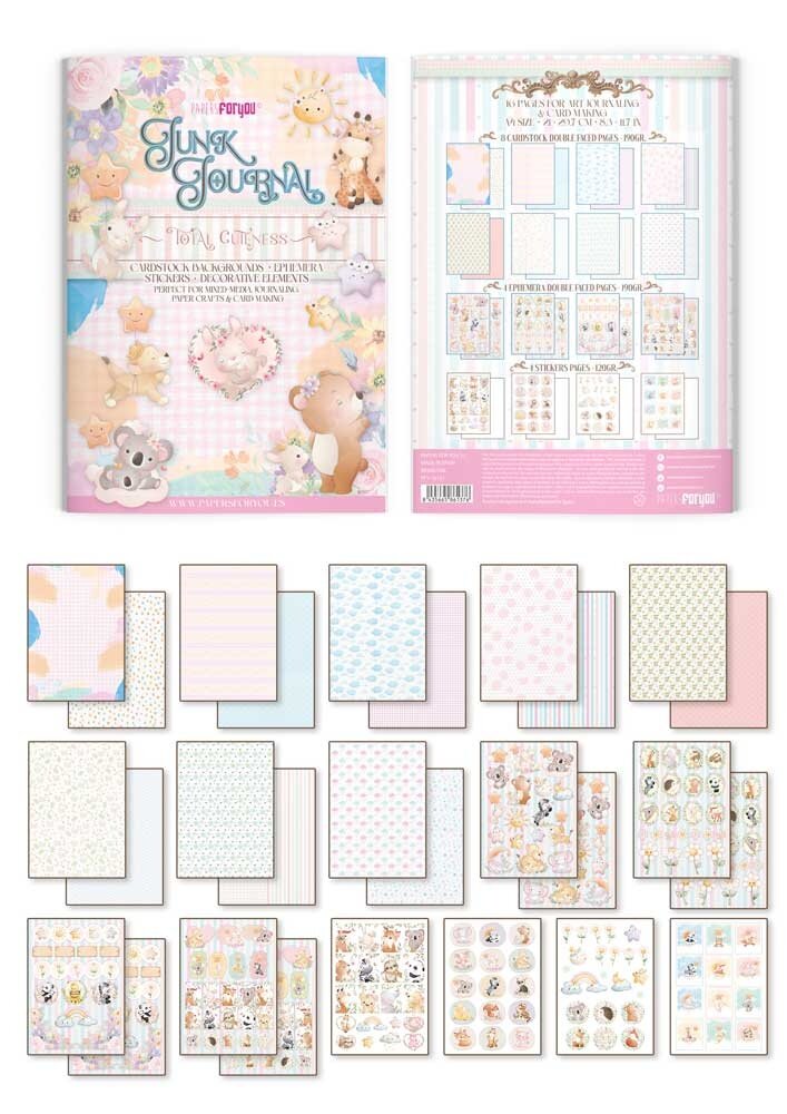 Papers For You Total Cuteness A4 Junk Journal (PFY-16137) Papers For You Total Cuteness A4 Junk Journal (PFY-16137)