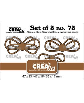 Crealies Set Van 3 Stansen No. 73 Susans Touwtjes (CLSet73) Crealies Set Van 3 Stansen No. 73 Susans Touwtjes (CLSet73)