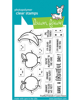 Lawn Fawn Fruitful Friends Clear Stamps (LF3429)