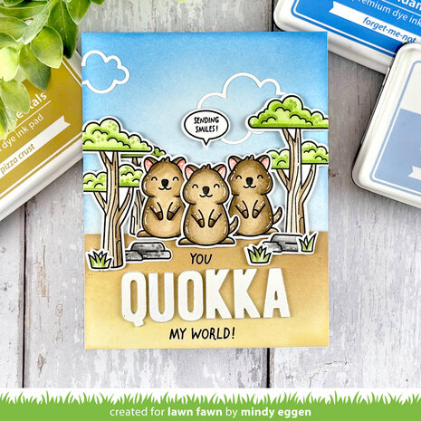 Lawn Fawn Quokka My World Clear Stamps (LF3936)