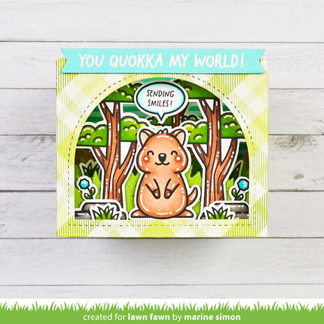 Lawn Fawn Quokka My World Clear Stamps (LF3936)