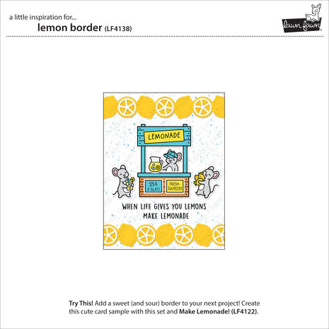 Lawn Fawn Lemon Border Stand-Alone Die (LF4138)