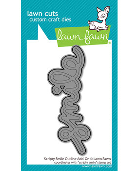 Lawn Fawn Scripty Smile Outline Add-On Stand-Alone Die (LF4142) Lawn Fawn Scripty Smile Outline Add-On Stand-Alone Die (LF4142)