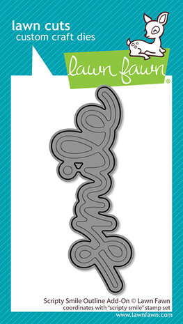 Lawn Fawn Scripty Smile Outline Add-On Stand-Alone Die (LF4142) Lawn Fawn Scripty Smile Outline Add-On Stand-Alone Die (LF4142)