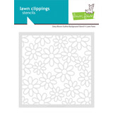 Lawn Fawn Daisy Bloom Outline Background Stencils (LF4147)