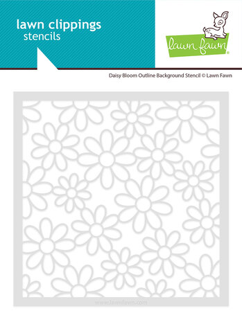 Lawn Fawn Daisy Bloom Outline Background Stencils (LF4147) Lawn Fawn Daisy Bloom Outline Background Stencils (LF4147)