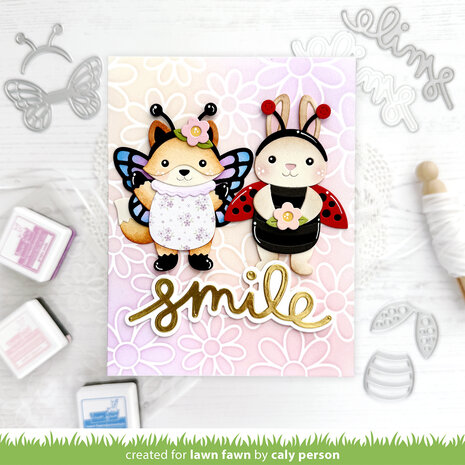 Lawn Fawn Daisy Bloom Outline Background Stencils (LF4147) Lawn Fawn Daisy Bloom Outline Background Stencils (LF4147)