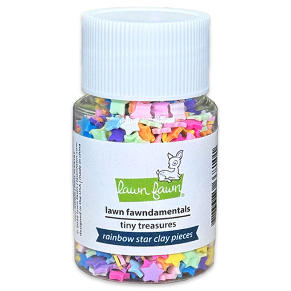 Lawn Fawn Rainbow Star Clay Pieces Tiny Treasures (LF4161) Lawn Fawn Rainbow Star Clay Pieces Tiny Treasures (LF4161)