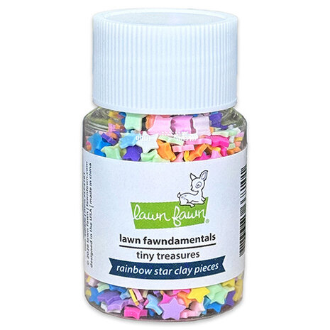 Lawn Fawn Rainbow Star Clay Pieces Tiny Treasures (LF4161) Lawn Fawn Rainbow Star Clay Pieces Tiny Treasures (LF4161)