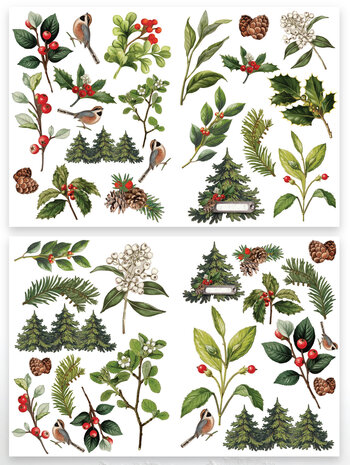 Arden Creative Studio Christmas Cheer Laser Cuts Foliage (42pcs) by Katie Pertiet (ACSLC0010) Arden Creative Studio Christmas Cheer Laser Cuts Foliage (42pcs) by Katie Pertiet (ACSLC0010)