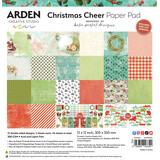 Arden Creative Studio Christmas Cheer 12x12 Inch Paper Pad by Katie Pertiet (ACSPP0026)