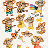 Creatief Art A Mice Vacation 02 3D Die-Cut Sheet Creative CutOUts (CCO-049) Creatief Art A Mice Vacation 02 3D Die-Cut Sheet Creative CutOUts (CCO-049)