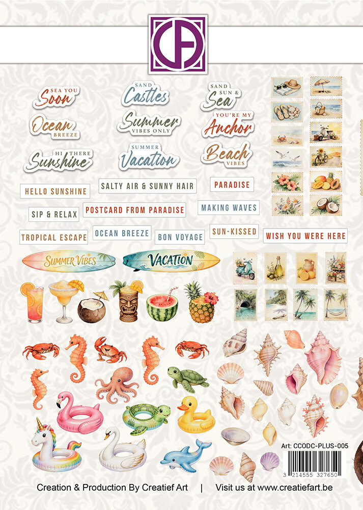 Creatief Art A Mice Vacation 02 Die-Cuts Creative CutOuts (79pcs) (CCODC-PLUS-005) Creatief Art A Mice Vacation 02 Die-Cuts Creative CutOuts (79pcs) (CCODC-PLUS-005)