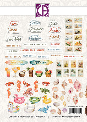 Creatief Art A Mice Vacation 02 Die-Cuts Creative CutOuts (79pcs) (CCODC-PLUS-005) Creatief Art A Mice Vacation 02 Die-Cuts Creative CutOuts (79pcs) (CCODC-PLUS-005)