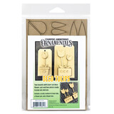 Stampers Anonymous Deco Tulips Ornaments Chipboard (CBORN03)