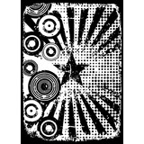 Stampers Anonymous Retro Carnival Tim Holtz Components Cling Mount Collage Stamp (COM030)