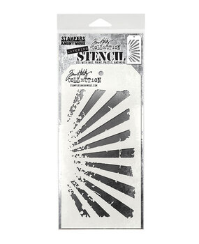 Stampers Anonymous Rays Tim Holtz Layering Stencil (THS003)