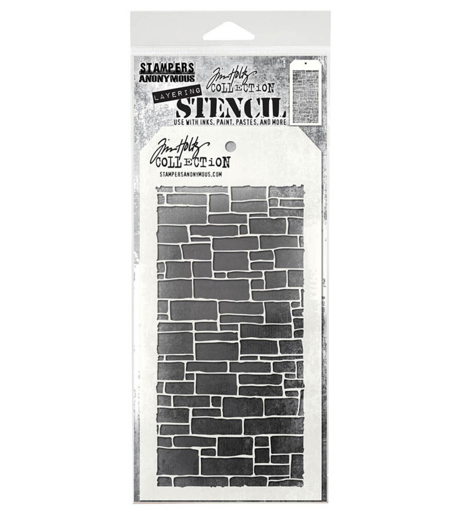 Stampers Anonymous Slate Tim Holtz Layering Stencil (THS085) Stampers Anonymous Slate Tim Holtz Layering Stencil (THS085)