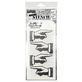 Stampers Anonymous Direction Tim Holtz Layering Stencil (THS088)