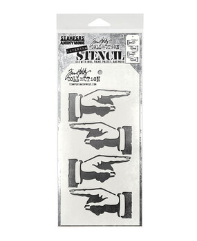 Stampers Anonymous Direction Tim Holtz Layering Stencil (THS088)