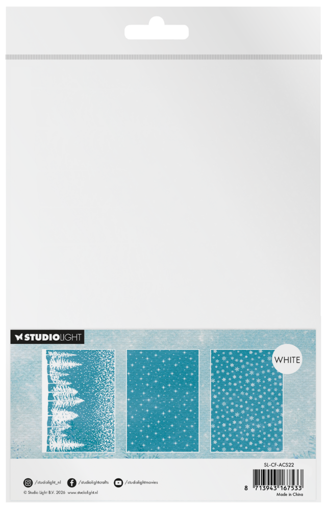 Studio Light Christmas Forest A5 Acetate Sheets Snow & Landscape (SL-CF-ACS22) Studio Light Christmas Forest A5 Acetate Sheets Snow & Landscape (SL-CF-ACS22)