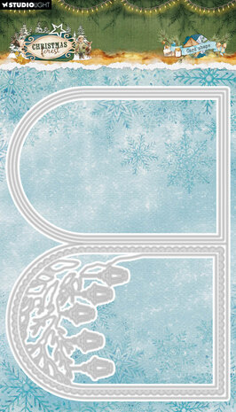 Studio Light Christmas Forest Cutting Dies Card Shape (SL-CF-CD1111) Studio Light Christmas Forest Cutting Dies Card Shape (SL-CF-CD1111)