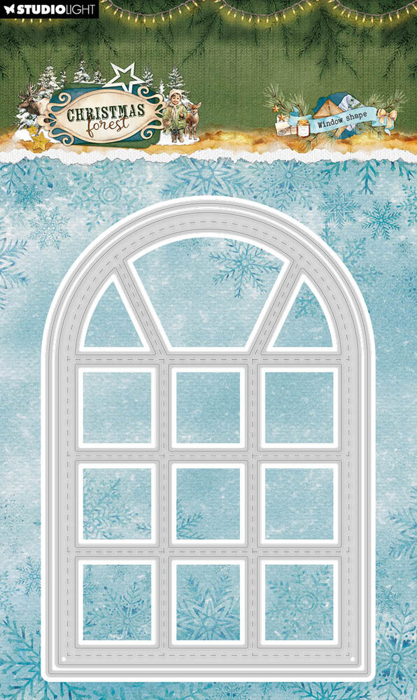 Studio Light Christmas Forest Cutting Dies Window Shape (SL-CF-CD1112) Studio Light Christmas Forest Cutting Dies Window Shape (SL-CF-CD1112)