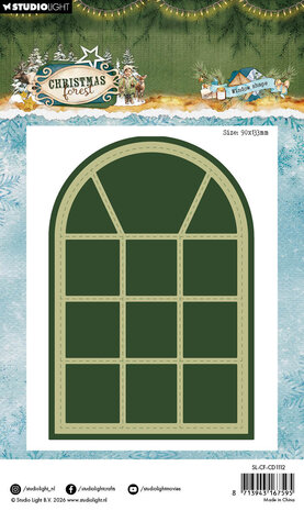 Studio Light Christmas Forest Cutting Dies Window Shape (SL-CF-CD1112) Studio Light Christmas Forest Cutting Dies Window Shape (SL-CF-CD1112)