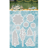 Studio Light Christmas Forest Cutting Dies Trees and Snow (SL-CF-CD1113)