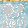 Studio Light Christmas Forest Cutting Dies Trees and Snow (SL-CF-CD1113)