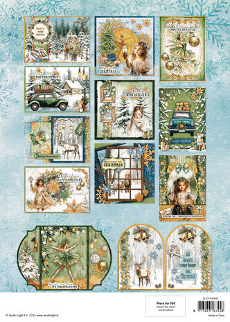 Studio Light Christmas Forest A4 Card Making Paper Pad (SL-CF-CMP40) Studio Light Christmas Forest A4 Card Making Paper Pad (SL-CF-CMP40)