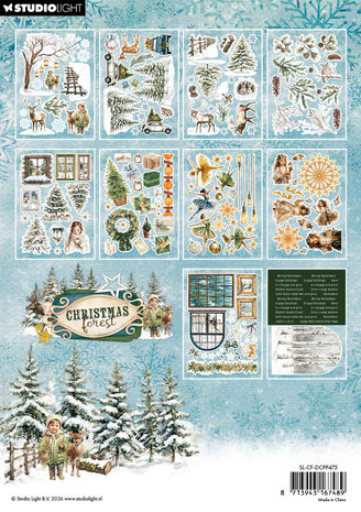 Studio Light Christmas Forest A5 Die-Cut Paper Pad Elements (SL-CF-DCPP475) Studio Light Christmas Forest A5 Die-Cut Paper Pad Elements (SL-CF-DCPP475)