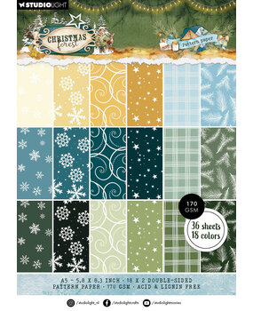 Studio Light Christmas Forest A5 Pattern Paper Pad (SL-CF-PPP477)