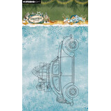 Studio Light Christmas Forest Clear Stamps Xmas Car (SL-CF-STAMP952)