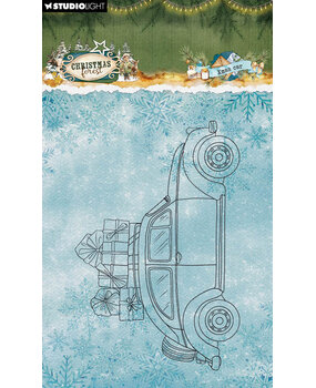 Studio Light Christmas Forest Clear Stamps Xmas Car (SL-CF-STAMP952)