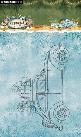 Studio Light Christmas Forest Clear Stamps Xmas Car (SL-CF-STAMP952) Studio Light Christmas Forest Clear Stamps Xmas Car (SL-CF-STAMP952)