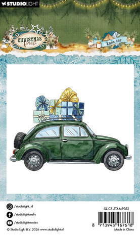 Studio Light Christmas Forest Clear Stamps Xmas Car (SL-CF-STAMP952) Studio Light Christmas Forest Clear Stamps Xmas Car (SL-CF-STAMP952)
