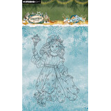 Studio Light Christmas Forest Clear Stamps Xmas Girl (SL-CF-STAMP953)