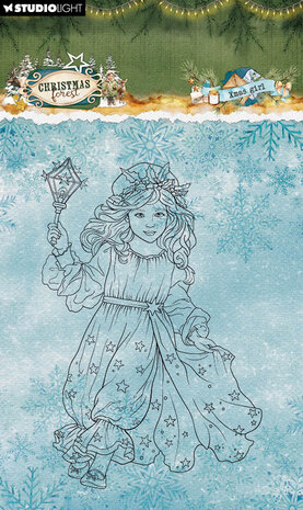 Studio Light Christmas Forest Clear Stamps Xmas Girl (SL-CF-STAMP953) Studio Light Christmas Forest Clear Stamps Xmas Girl (SL-CF-STAMP953)
