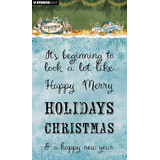 Studio Light Christmas Forest Clear Stamps Sentiments (SL-CF-STAMP954)