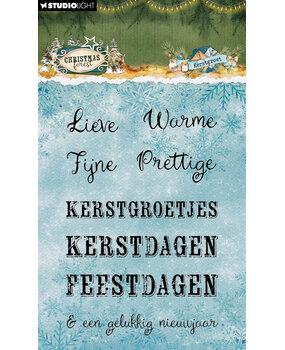 Studio Light Christmas Forest Clear Stamps Kerstgroet (SL-CF-STAMP955)