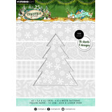Studio Light Christmas Forest A5 Vellum Paper Pad Backgrounds (SL-CF-VPP479)