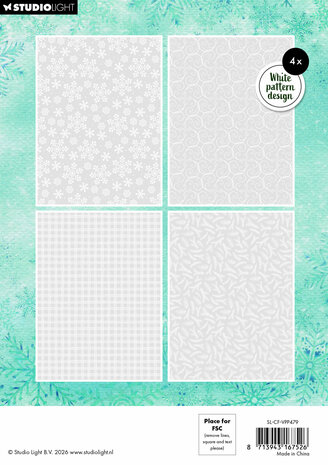 Studio Light Christmas Forest A5 Vellum Paper Pad Backgrounds (SL-CF-VPP479) Studio Light Christmas Forest A5 Vellum Paper Pad Backgrounds (SL-CF-VPP479)