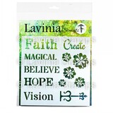 Lavinia Stamps Words 1 Stencils (ST035)