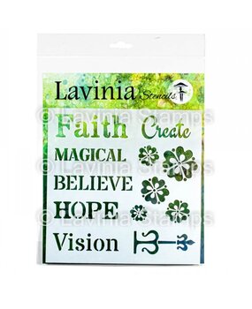 Lavinia Stamps Words 1 Stencils (ST035)