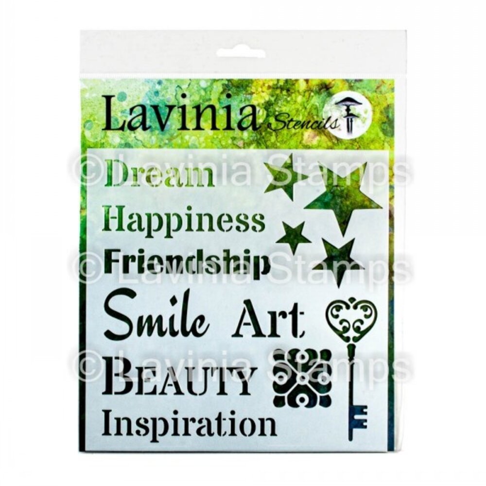 Lavinia Stamps Words 2 Stencils (ST036)