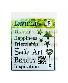 Lavinia Stamps Words 2 Stencils (ST036)