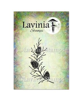 Lavinia Stamps Fir Cone Branch Stamp (LAV580)